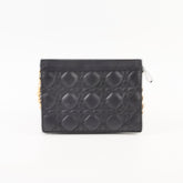 Christian Dior Caro Every Pouch Clutch on Chain Black